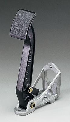 Wilwood Brake/Clutch Pedal Assemblies, Clutch Pedal, Aluminum, Black, Floor Mount, Universal, Each