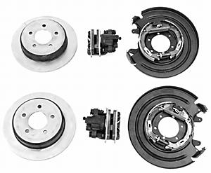 Ford Racing M-2300-G - Ford Racing 5-Lug Rear Disc Brake Kit