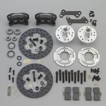 Wilwood Dynalite Drag Race Front Disc Brake Kits, Disc Brakes, Front, Drag Race, Cross-Drilled Rotors, 4-Piston Calipers, GM, Kit