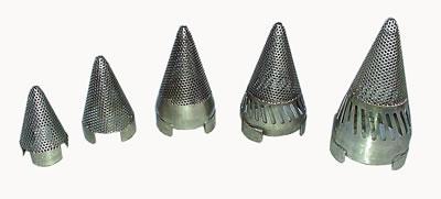 Dynatech Vortex Insert Cones, Exhaust Insert, Vortex, Cone-Style, 7.75 in. Long, 4.50 in. Diameter, Stainless Steel, Each