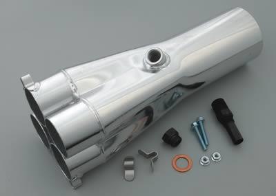 Dynatech Ceramic Standard Slip-On Collectors, Header Collector, Steel, Slip-On, 2 1/ 8 in. Primary Tube Diameter, 3.50 in. Collector Diameter, Each
