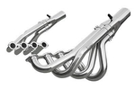 Dynatech Upswept Headers, Headers, Upsweep Dragster, 2.375/ 2.5 in., Steel, Ceramic Coated, Chevy, Big Block, Pair
