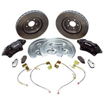 2005-2008 Mustang GT Ford Racing 2005-08 Mustang GT 14 in. Brake Upgrade Kits, Brake Upgrade, Front, 14 in. Solid Surface Discs, 4-Piston Calipers, Black Anodized, Mustang GT 2005-08, Kit