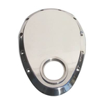 Milodon Milodon Aluminum Timing Covers, Timing Cover Aluminum Polished Small Block Chevy