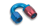 Earls Performance Plumbing 180° Auto-Fit -8AN Fitting, 180° Auto-Fit AN Aluminum Hose End Fittings 