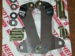 Caliper Bracket Kit, for wiilwood calipers on Heidt's 2" drop Mustang 2 spindles