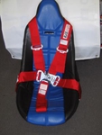 RJS Racing Equipment Poly Seat with Cover and RJS 5-Way Harness