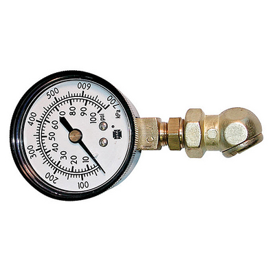 Fuel Pressure Test Kit, 2.50 in. Diameter Gauge, 0-100 PSI, Kit