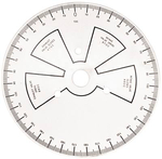 Pro-Form Tools Degree Wheel, 9 in. Diameter, Each