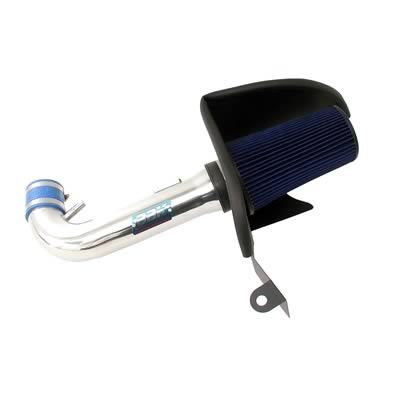 BBK Cold Air Induction Systems, Air Intake, Chrome Tube, Blue Filter, Ford, Mustang, Kit