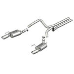 Borla 2005-2008 Mustangs (3) Borla Stainless Steel Cat-Back Systems, Exhaust System, Cat-Back, Stainless Steel, Natural, Polished Tips, Touring Muffler, Ford, Mustang,4.6, Kit