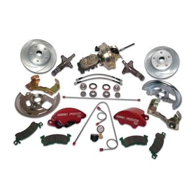 Stainless Steel Brakes Front Drum to Disc Brake Disc Brakes, Front, 11 in. Diameter Rotors, 2-Piston Calipers, Buick/ Chevy/ Pontiac, KitConversion Kits,