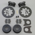 Wilwood Dynalite Drag Race Rear Disc Brake Kits, Disc Brakes, Rear, Pro Series, Solid Rotors, 4-Piston Calipers, Chevy, 12-Bolt, Kit