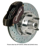 Wilwood Wilwood Dynalite Pro Series Disc Rear Parking Brake Kits, Disc Brakes, Rear, Dynalite Pro, Cross-Drilled Rotors, Black, 4-Piston Calipers, Chrysler/ Dodge/ Plymouth, Ki...