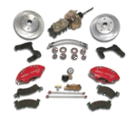 SSBC Brakes Stainless Steel Brakes Front Drum to Disc Brake Conversion Kits, Disc Brakes, Front, 11.25 in. Diameter Rotors, 4-Piston Calipers, Chrysler/ Dodge/ Plymouth, Kit