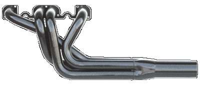 Cevy Lite Series Sprint Car Header for down Nozzles and Spread Ports