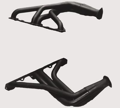 Hooker Competition Headers, Headers, Competition, Fenderwell, Steel, Painted, Jeep, CJ5/ CJ6/ CJ7, 290-401, Pair