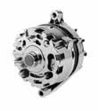 Powermaster Starters & Alternators Chrome Ford Alternator 65/40 AMP Externally Regulated