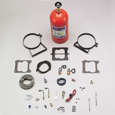 NOS Sniper Nitrous Systems, Nitrous Oxide System, Sniper, Wet, 100-150 hp, Spread Bore, 4-Barrel, Kit