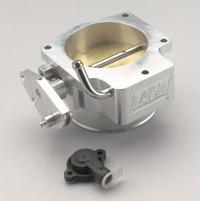 COMP Cams FAST Throttle Bodies, Throttle Body, Billet Aluminum, Clear, 90mm, Chevy/ Pontiac, Camaro/ Corvette/ Firebird, 5.7L, Each