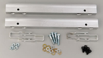 Edelbrock Aluminum Fuel Rails, Fuel Rails, Aluminum, Clear Anodized, Chevy, Small Block, 1997-2006, LS1, Pair