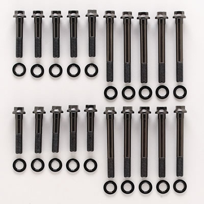 (3) (2) ARP High Performance Series Cylinder Head Bolt Kits, Cylinder Head Bolts, High Performance, Hex Head, Ford, 351W, 1/ 2 in. Bolt, Kit