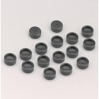 COMP Cams Valve Lash Caps, Lash Caps, Steel, 3/ 8 in. Valve Stem, .080 in. Thick, Set of 16