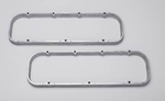 Stef's Valve Cover Spacers, Valve Cover Spacers, Aluminum, Height 1.150 in., Chevy, Big Block, Pair