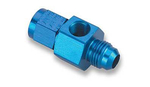 6AN Male to -6AN Female with 1/8" NPT in Hex Pressure Gauge Adapter 