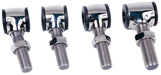 Straight Stainless Steel Adjuster 3/4"-16R Unpolished