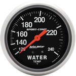 2 5/8" Sport Comp 120 deg to 240 deg Mechanical Water Temperature Gauge
