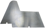 Sprint Car Right Arm Guard Flat Aluminum