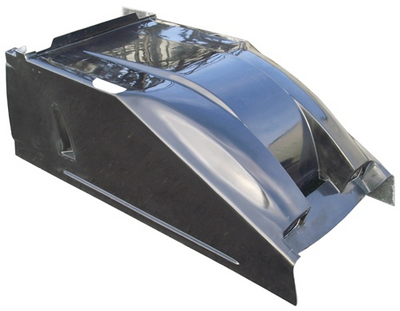 Sprint Car Dual Duct Cool Air Hood Black