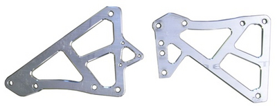 Sprint Car Front Motor Plates (2 piece). Aluminum. (Sold as set)